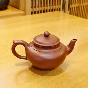 宜興紫砂壺小煤窯朱泥笑櫻壺200cc