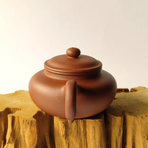 宜興紫砂壺原礦小紅泥仿古壺180CC