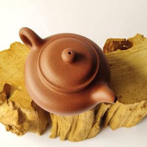 宜興紫砂壺原礦小紅泥仿古壺180CC