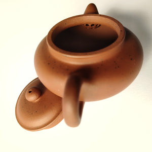 宜興紫砂壺原礦小紅泥仿古壺180CC