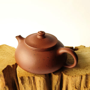 宜興紫砂壺小紅泥寒江壺130CC