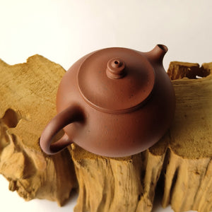 宜興紫砂壺小紅泥寒江壺130CC