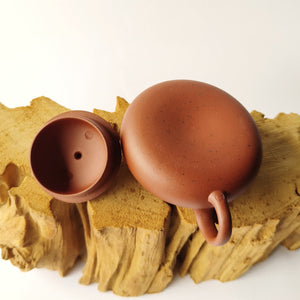 宜興紫砂壺小紅泥寒江壺130CC