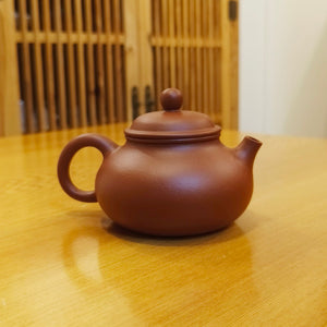 宜興紫砂壺生砂朱泥容天壺180CC適合高山茶