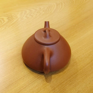 紫砂壺宜興原礦生砂朱泥子冶石瓢壺160CC