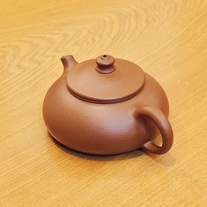 小品壺紫砂壺宜興生砂朱泥寒江壺100CC