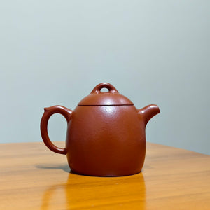 宜興紫砂朱泥壺小品秦權壺90cc