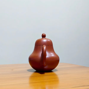 宜興紫砂壺朱泥思亭壺150CC