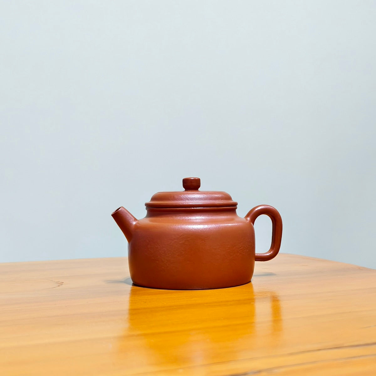 宜興紫砂壺經典壺款小煤窯朱泥德鐘壺150CC適合沖泡高山茶青茶揚香– 嵐