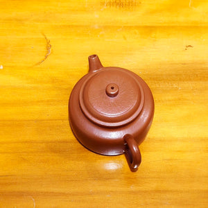 經典宜興紫砂壺小煤窯朱泥德鐘壺150CC