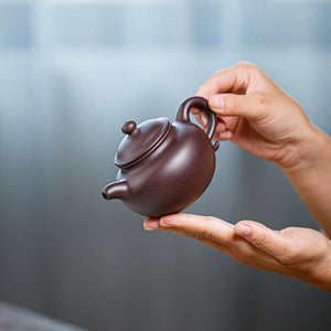 老紫泥蓮子壺230cc