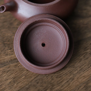 宜興紫砂壺紫泥明爐壺160cc