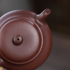 宜興紫砂壺紫泥明爐壺160cc