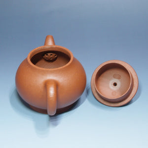 紫砂壺宜興紅降坡泥潘壺170cc