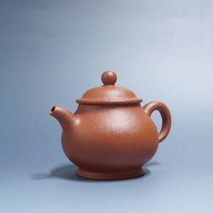 紫砂壺宜興紅降坡泥潘壺170cc