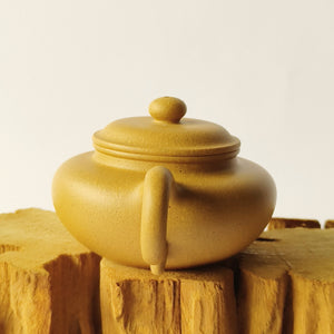 紫砂壺宜興黃金段泥仿古壺150CC