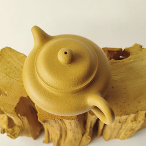 紫砂壺宜興黃金段泥仿古壺150CC