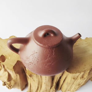 全手工紅降坡泥子冶石瓢壺220CC