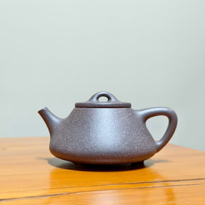 宜興紫砂全手工天青泥子冶石瓢壺200CC