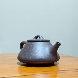 宜興紫砂壺全手工天青泥子冶石瓢壺