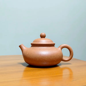 宜興紫砂全手工黃金段泥容天壺150cc