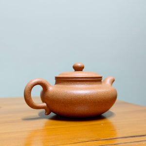 全手工宜興紫砂壺原礦黃金段泥仿古壺180cc