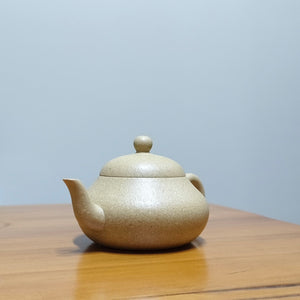 宜興全手工紫砂壺大水潭梨皮綠泥梨形壺150cc