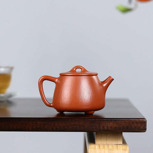 劉春鳳全手工朱泥高石瓢壺200CC