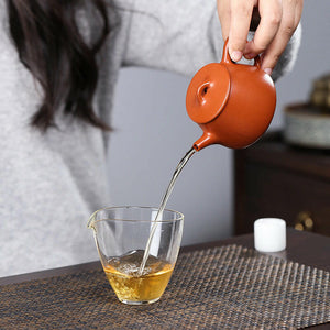 劉春鳳全手工朱泥高石瓢壺200CC