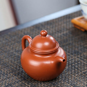 蔣余建全手工朱泥掇球壺180cc