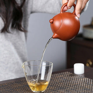 劉春鳳全手工朱泥龍蛋壺250cc