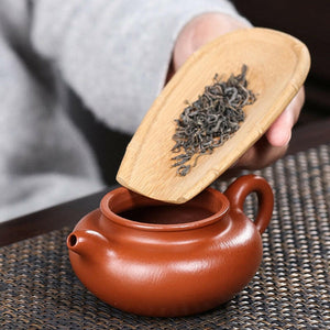 劉春鳳的全手工朱泥仿古壺容量190cc