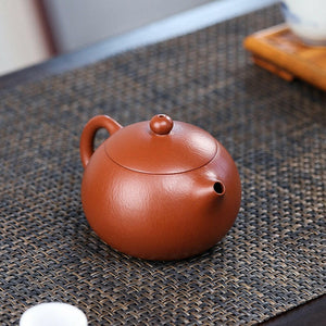 劉春鳳全手工朱泥西施壺220cc