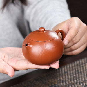 劉春鳳全手工朱泥西施壺220cc