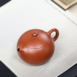 劉春鳳全手工朱泥西施壺220cc