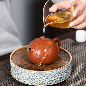 劉春鳳全手工朱泥西施壺220cc