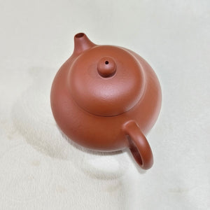 宜興紫砂壺全手工朱泥文旦壺150cc