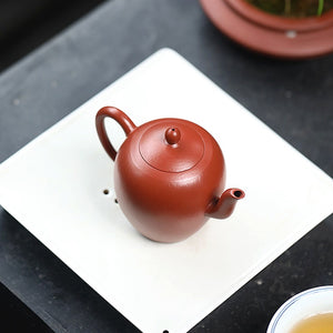 全手工朱泥美人肩壺220cc