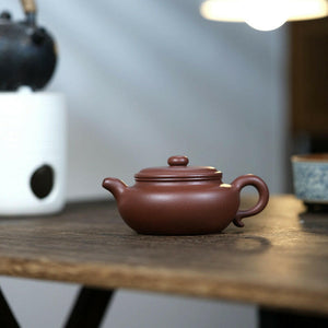 紫砂紫泥仿古壺280cc