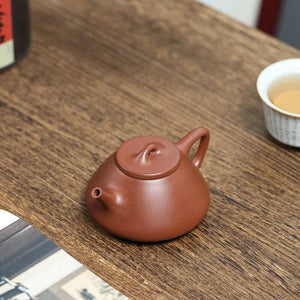 紫泥中槽青子冶石瓢壺200cc