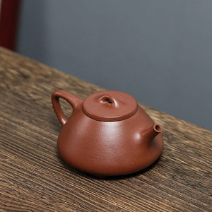 子冶石瓢壺200cc宜興紫泥中槽青