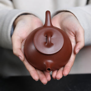 紫砂套組原礦底槽清紫泥石瓢一壺四杯茶具