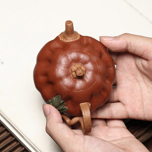 宜興紫砂壺降坡泥南瓜壺190cc