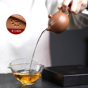 出水順暢的紫砂壺宜興原礦降坡泥西施壺100cc