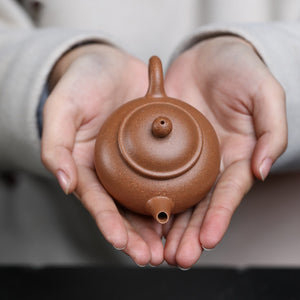 宜興紫砂壺降坡泥水平標準壺100cc