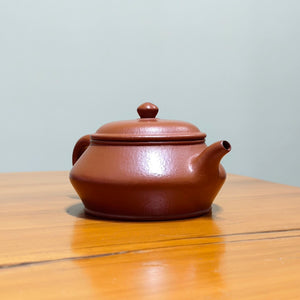 宜興原礦朱泥紫砂壺曼殊壺120CC