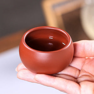 宜興紫砂大紅袍品茗杯50cc