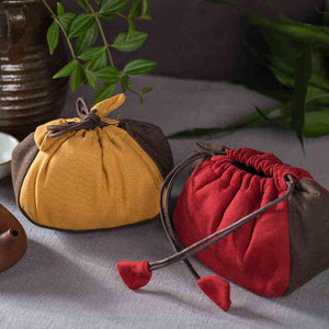 加厚棉麻茶壺保護袋