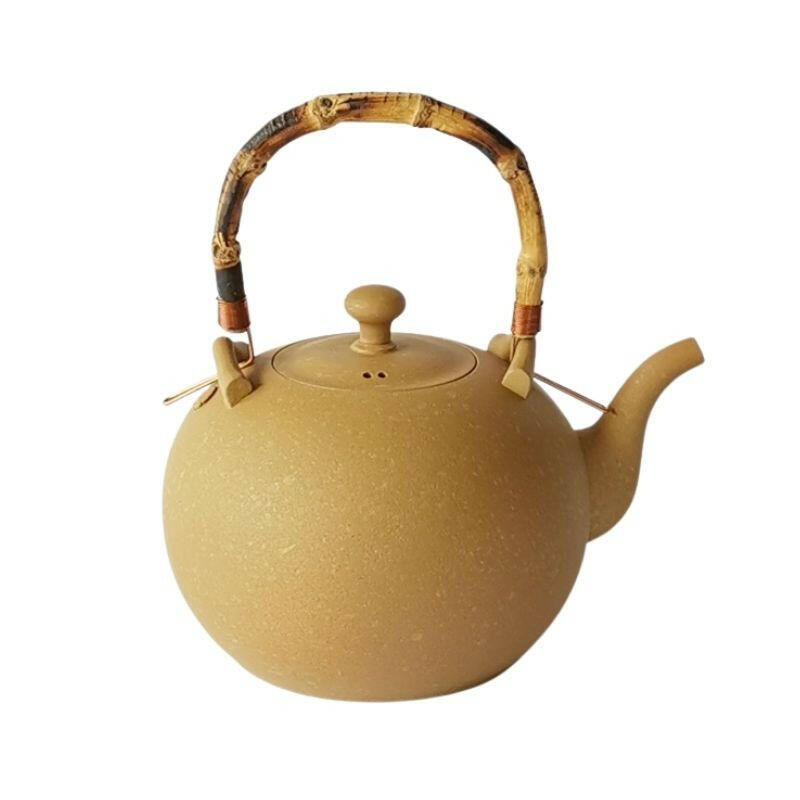 段泥燒水壺竹把禪意燒水壺1600cc.