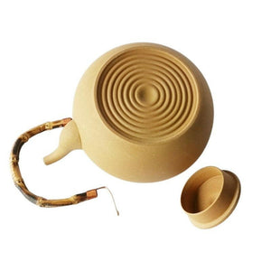 段泥燒水壺竹把禪意燒水壺1600cc.